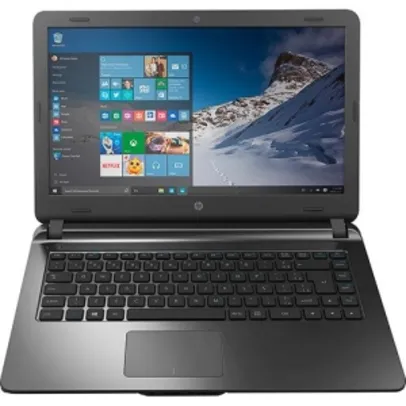 [Cartão Americanas] Notebook HP 14-ap010br Intel Celeron Dual Core 4GB 500GB LED 14" Windows 10 - Grafite