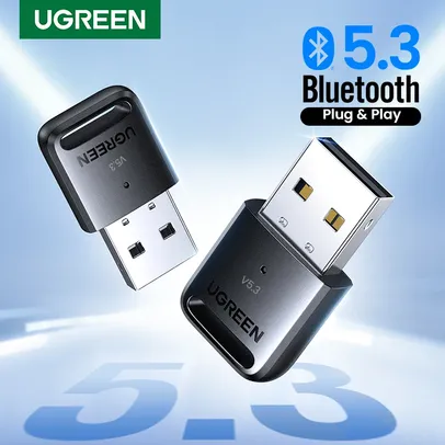 [1ª COMPRA/Taxa Inclusa] Dongle Bluetooh 5.3 UGREEN 