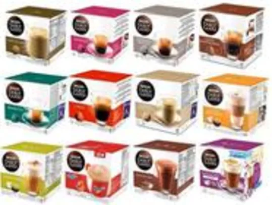 Kit C/60 Capsulas De Café Nescafé Dolce Gusto - 12 Opções