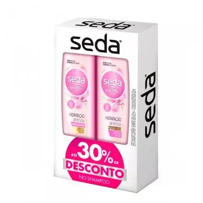 Kit Seda Recarga Natural Hidratação Antinós com 1 Shampoo 325ml+ 1 Condicionador 325ml