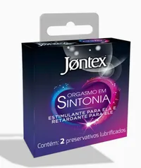 [ Rec ] Preservativo Camisinha Jontex Orgasmo em Sintonia - 2 Unidades