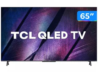 Smart TV 65” 4K UHD QLED TCL 65C725 VA Wi-Fi