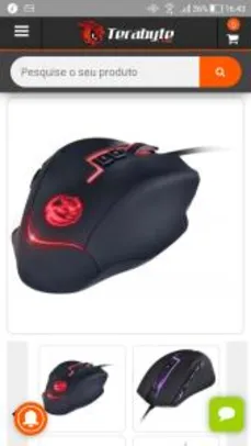 MOUSE GAMER PCYES LYCAN 8200 DPI 13 BOTÕES PROGRAMÁVEIS RGB por R$ 99