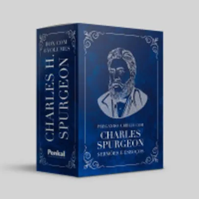 Box com 6 Volumes | Pregando a Bíblia com Charles Spurgeon Sermões e Esboços