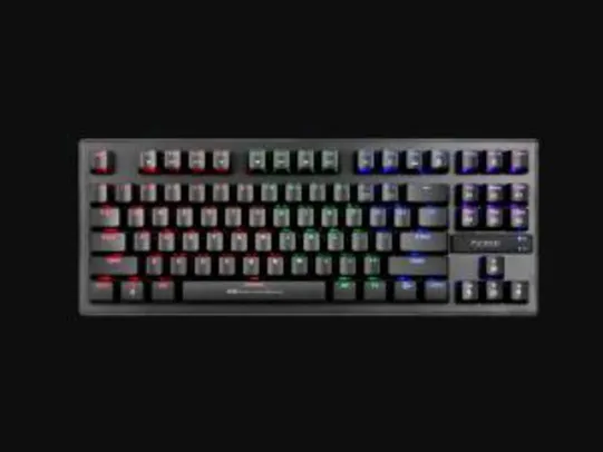 Teclado Gamer Mecânico Marvo KG901, Switch Blue, Rainbow | R$ 159