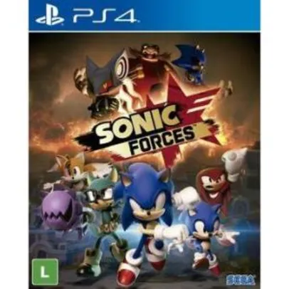 Jogo Sonic Forces Ps4 Sega