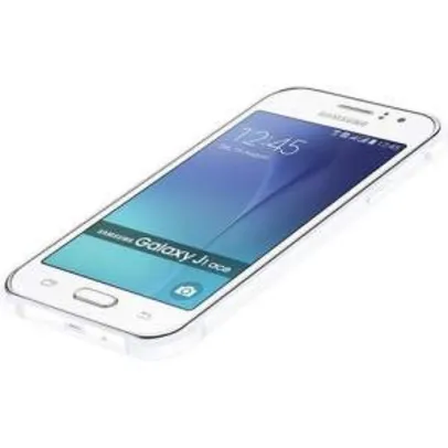 Smartphone Samsung Galaxy J1 Ace Dual chip Memória interna de 8GB Câmera 5MP 4G Android 5.1 - Branco