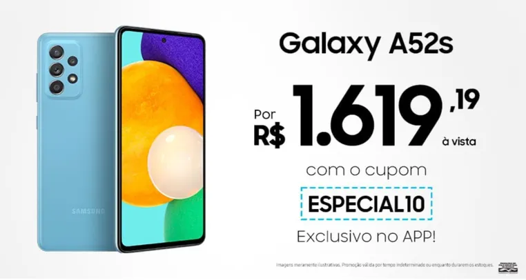 Samsung Galaxy A52s 5G Preto / Branco 128GB