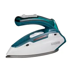 Ferro de Passar Roupa Portátil a Vapor Black + Decker Antiaderente Bivolt 1150w Branco/Verde- 777-BR