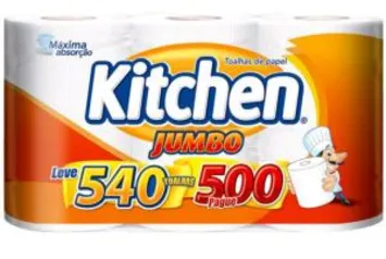 [Cliente Ouro/Compre 4 pague 3] Papel Toalha Kitchen | R$5