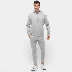 Agasalho Básico Liso Masculino - Mescla | R$85