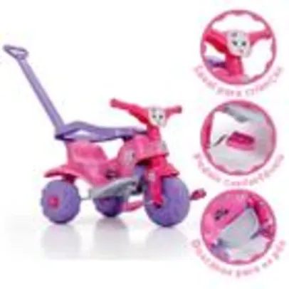 Triciclo Infantil Tico Tico Pets Rosa