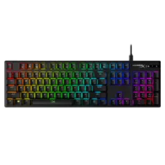 Teclado Gamer Mecânico HyperX Alloy Origins, RGB, Switch HyperX Red, ABNT2, HX-KB6RDX-BR