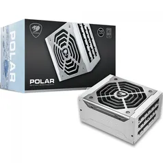 Fonte Cougar Polar 1050W Full Modular 80 Plus Platinum - Branca - 31PL105001P01