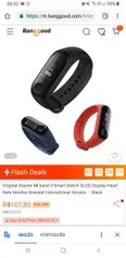 Pulseira Xiaomi Mi band 3 - R$108