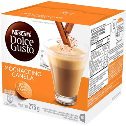 [Regional] [Lv 3 Pg 2] Café em Cápsula Nescafé Dolce Gusto Mochaccino Canela 16 Cápsulas -