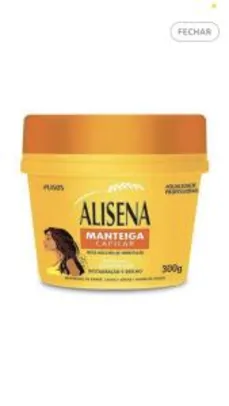 Máscara de hidratação Alisena Manteiga Capilar | R$ 3