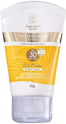 (REC) Australian Gold Protetor Solar Facial Gel Creme Fps 30 50Gr, Australian Gold