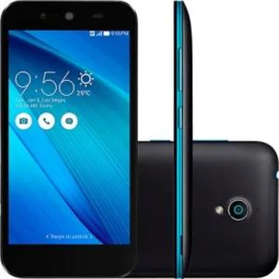 [Shoptime] Smartphone Asus Live Dual Chip Desbloqueado Android 5 Tela 5" 16GB 3G 8MP e TV Digital - Preto a partir de R$ 611