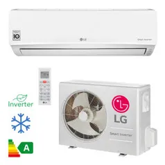 AR CONDICIONADO SPLIT HI WALL LG SMART INVERTER 11.500 BTU/H FRIO 220V