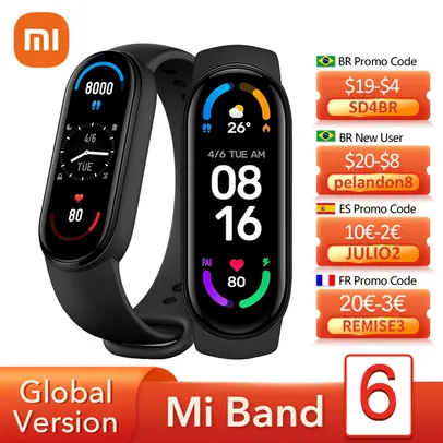 Smartband Xiaomi MI Band 6 | Versão Global | 167