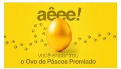 Promoção Ovo Premiado Americanas - Ganhe um cupom de R$20 de desconto