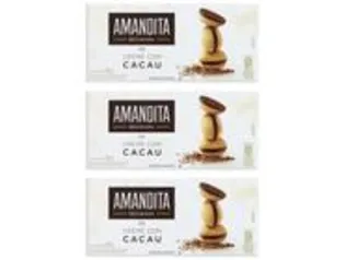 Kit Wafer Recheado Chocolate Amandita 200g