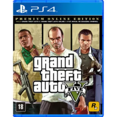 [CC SUBMARINO ]Grand Theft Auto V Premium Online Edition - PS4