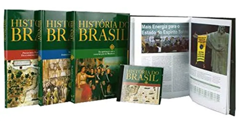 Saindo por R$ 164: Barsa enciclopédia História do Brasil+cd | R$164 | Pelando