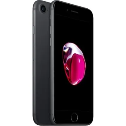 iPhone 7 32GB Preto Matte Tela 4.7" iOS 10 4G Câmera 12MP - Apple - R$2519