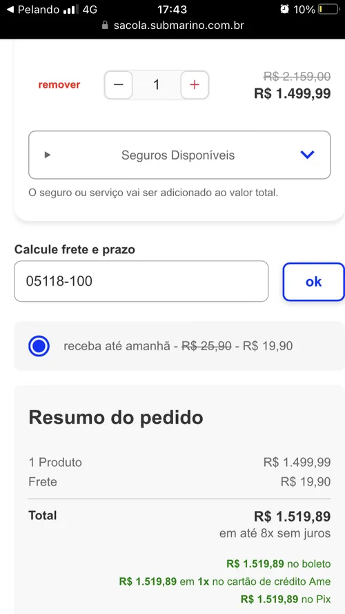 Imagen na descrição da promoção