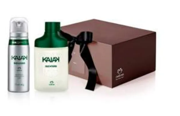 [Natura] Presente Natura Kaiak Aventura - Colônia + Desodorante Aerosol+ Embalagem - R$ 90