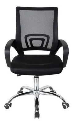 Cadeira de escritório Trevalla TL-CDE-26-1 ergonômica  preta com estofado do mesh