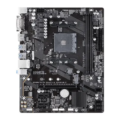 Placa Mae Gigabyte A320M-H DDR4 Socket AM4 Chipset AMD A320 | R$416