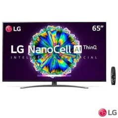 Smart TV LG 65" 4K IPS NanoCell 65NANO86 WiFi Bluetooth HDR Inteligênc