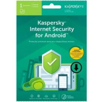 Saindo por R$ 10: Kaspersky Internet Security 2019 para Android 1 Dispositivo - Digital para Download | Pelando