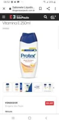 Sabonete Líquido Protex (todas as fragrâncias) 250ml | R$3,22