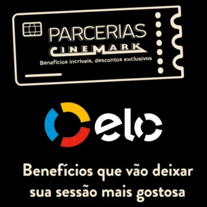 Use Elo e ganhe 50% de desconto na entrada + 50% de desconto na pipoca de caramelo