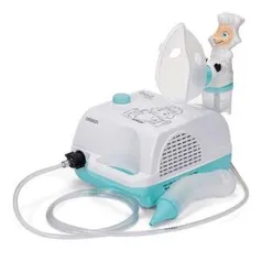 Inalador / Nebulizador Omron Inalakids NE-C703 Bivolt Branco Compacto | R$ 60