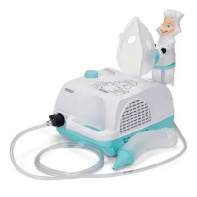 Inalador / Nebulizador Omron Inalakids NE-C703 Bivolt Branco Compacto | R$ 60