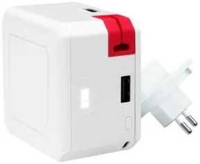 Powerhub Portátil ELG 4 Em 1 Pwb-Usbbk Powerbank 5000Mah + 4 USB + Adapt. Tomada + Organiz. de Cabos