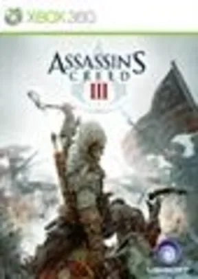 Saindo por R$ 34: [GOLD] Assassin's Creed III - Xbox 360 - Retrocompatível - Mídia Digital | Pelando