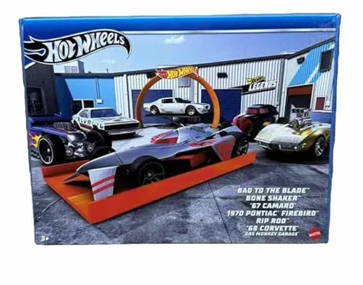 Hot Wheels Legends, Multipacote com 6 Veículos Colecionáveis e Lendários em Escala 1:64