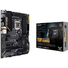 Placa Mãe Asus Tuf Gaming Z490-Plus Wi-Fi, Chipset Z490, Intel LGA 1200, ATX, DDR4