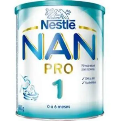 [Bebe Store] Nan Pro 1 Pro Fórmula Infantil 800g por R$ 19