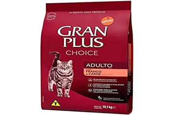 GRANPLUS CHOICE GATO ADULTO FRANGO CARNE - 10,1kg