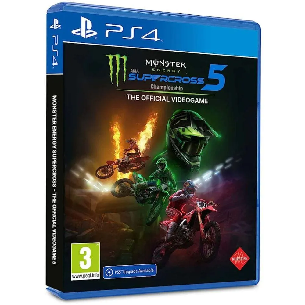 Game Monster Energy 5 The Oficial Videogame Ps4 PlayStation 4