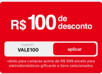 [APP] Até R$200 OFF em compras na Americanas