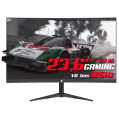 Monitor Gamer SuperFrame Precision Ultra, 23,6 Pol CURVO, Full HD, FreeSync/G-Sync, 1ms, 165Hz, HDMI/DP, SFP2412 FHD