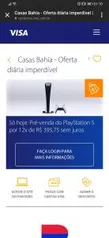 [Vai de Visa] PS5 - R$4.749